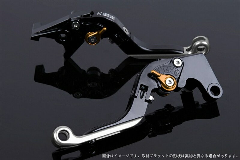 【5日前後で発送】 ハンドルエスエスケイ スピードラ アジャストレバー 可倒延長式 ブラック/ゴールド/シルバー GSX1300R隼 99-07 GSX1400 01-07SU0405835-GDSR 4589995560301取寄品