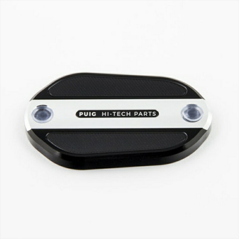 バイクパーツPUIG(プーチ) リザーバータンクキャップフロント シルバー3547P4571415021820