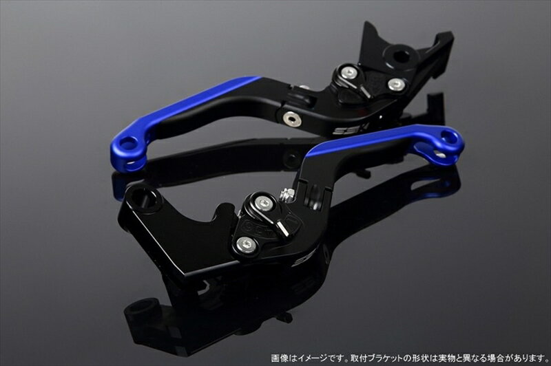 ハンドルエスエスケイ スピードラ アジャストレバー 可倒延長式 Mブラック/Mブラック/MブルーZX-6R 07-17 ZX-10R 06-15LVGM027BK-BKBE 4580540606666取寄品