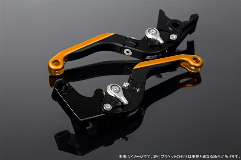 ハンドルエスエスケイ スピードラ アジャストレバー 可倒延長式 Mブラック/Mシルバー/MゴールドZX-6R 07-17 ZX-10R 06-15LVGM027BK-SRGD 4580540606703取寄品
