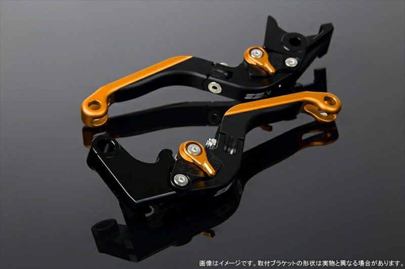 ハンドルエスエスケイ スピードラ アジャストレバー 可倒延長式 Mブラック/Mゴールド/MゴールドZX-6R 07-17 ZX-10R 06-15LVGM027BK-GDGD 4580540606772取寄品