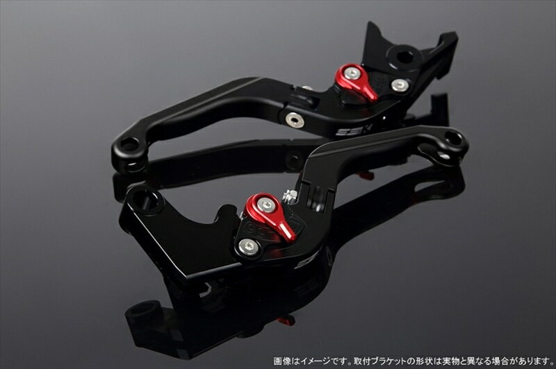 ハンドルエスエスケイ スピードラ アジャストレバー 可倒延長式 Mブラック/Mレッド/MブラックZX-6R 07-17 ZX-10R 06-15LVGM027BK-RDBK 4580540606895取寄品