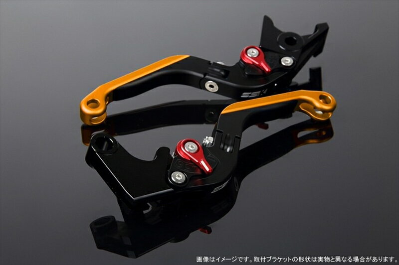 ハンドルエスエスケイ スピードラ アジャストレバー 可倒延長式 Mブラック/Mレッド/MゴールドZX-6R 07-17 ZX-10R 06-15LVGM027BK-RDGD 4580540606918取寄品