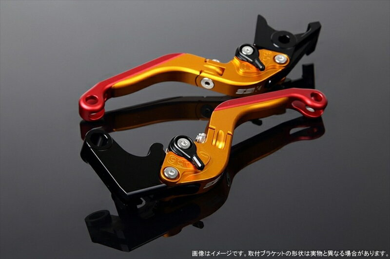 【5日前後で発送】 ハンドルエスエスケイ スピードラ アジャストレバー 可倒延長式 Mゴールド/Mブラック/MレッドZX-6R 07-17 ZX-10R 06-15LVGM027GD-BKRD 4580540607144取寄品