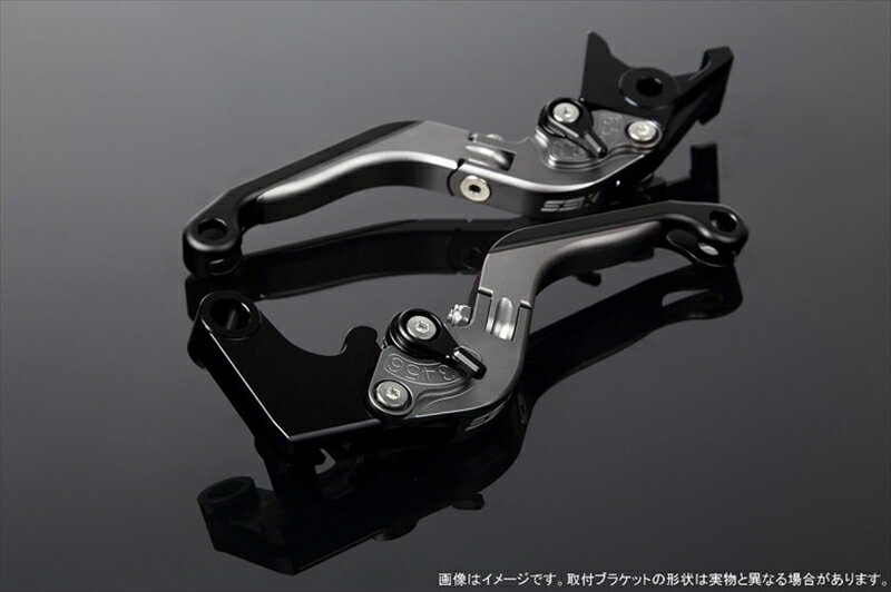 ハンドルエスエスケイ スピードラ アジャストレバー 可倒延長式 Mチタン/Mブラック/Mブラック ZX-6R 07-17 ZX-10R 06-15LVGM027TM-BKBK 4580540607595取寄品