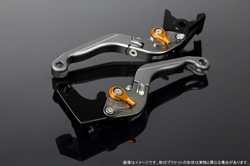 ハンドルエスエスケイ スピードラ アジャストレバー 可倒延長式 Mチタン/Mゴールド/Mチタン ZX-6R 07-17 ZX-10R 06-15LVGM027TM-GDTM 4580540607762取寄品