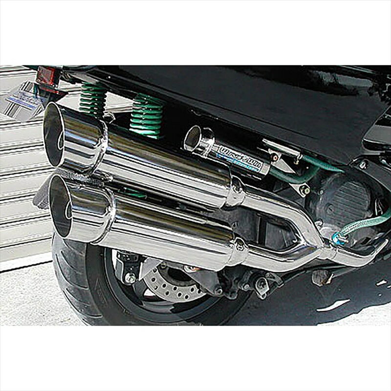 バイクパーツ マフラーウイルズウィン サイドバイサイドマフラー/ポッパー212-15-03 4547424472403FORZA(MF06)