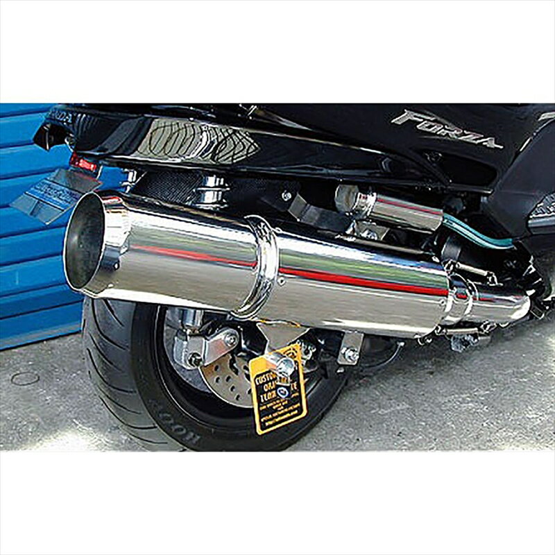 バイクパーツ マフラーウイルズウィン ビッグボンバーマフラー222-06-01 4547424523853FORZA(MF08)