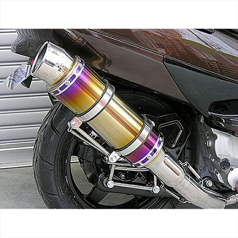 バイクパーツ マフラーウイルズウィン ビーストマフラー タイプS/焼色322-10-10 4547424582669SKYWAVE250(CJ43)