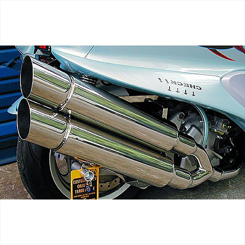 バイクパーツ マフラーウイルズウィン スタイリッシュツインマフラー/ポッパー112-14-03 4547424634214MAJESTY250(5GM/SJ)