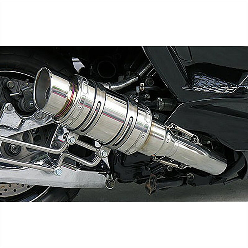バイクパーツ マフラーウイルズウィン アトミックショートマフラー/ポッパー122-12-03 4547567302230GRANDMAJESTY250