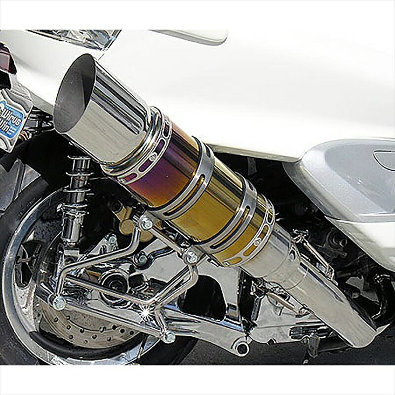 バイクパーツ マフラーウイルズウィン ビーストショートマフラー タイプE/焼色122-16-10 4547567451969GRANDMAJESTY250
