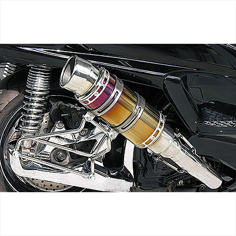 バイクパーツ マフラーウイルズウィン ビーストショートマフラー タイプS/焼色122-17-10 4547567451983GRANDMAJESTY250