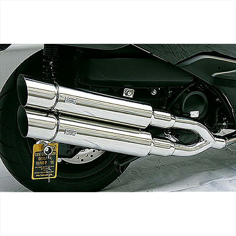 バイクパーツ マフラーウイルズウィン スタイリッシュツインマフラー/ポッパー242-14-03 4547567579281FORZA(MF10)