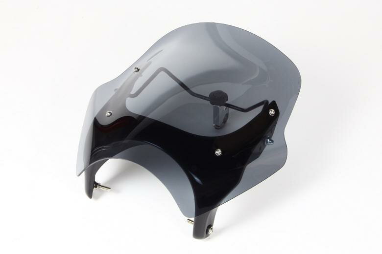 バイク用品 外装 スクリーンシックデザイン GUYRAシールド スモーク ＃M X-4CHIC DESIGN GS24M/2 取寄品