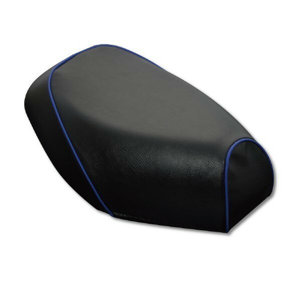 バイク用品 外装グロンドマン GRONDEMENT 国産シートカバー CA1KA レッツIIカラー(黒カバー・青パイピング)張替GH24SC10P50 4580336280971取寄品
