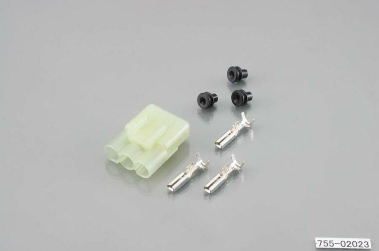 【5日前後で発送】 バイク用品 電装系KITACO キタコ コネクターセット HMボウスイ 3P メス0900-755-02023 4990852057955取...