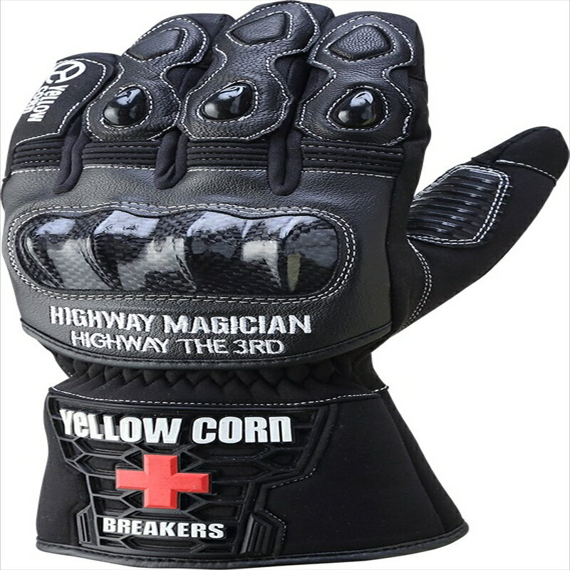 バイク用品 ウェアイエローコーン ウインターグローブ YG-324W BK #MYG-324W 4580035063738取寄品