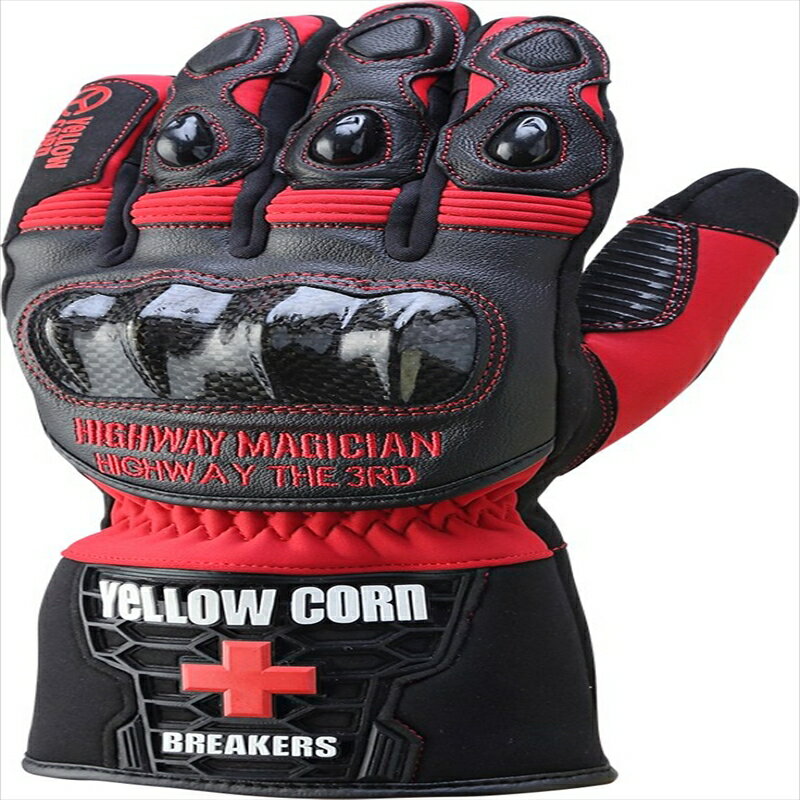 バイク用品 ウェアイエローコーン ウインターグローブ YG-324W RED #MYG-324W 4580035063783取寄品