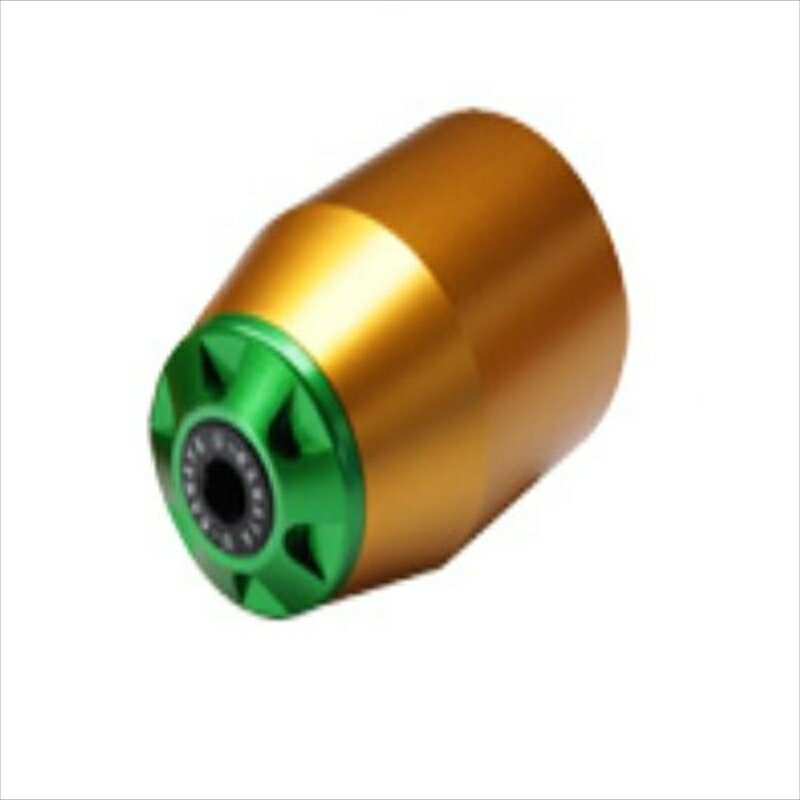 バイクパーツ ハンドルユーカナヤ アルミビレットバーエンドロング BELGDSU53 4550255668921ゴールド/グリーン GSX250R