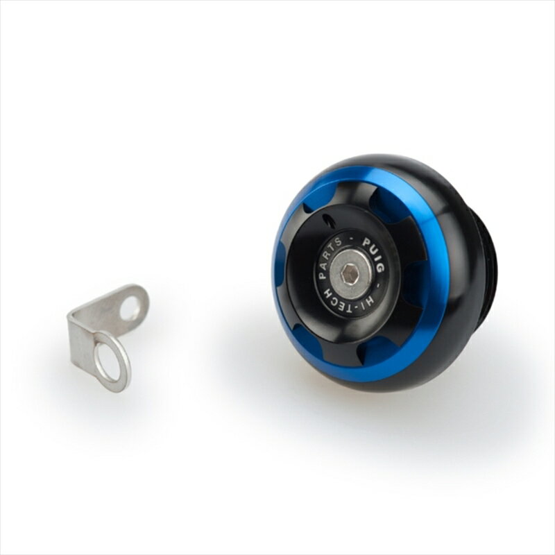 バイク用品 冷却系プーチ オイルキャップ TRACK ブル- M25×ピッチ1.5mm20343A 4571415008579取寄品