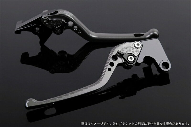【5日前後で発送】 バイク用品 ハンドルエスエスケイ スピードラ アジャストレバー 3D ロング チタン/ブラック NINJA400R 11-13 NINJA400 14-17KA0404677-BK 4589995472239取寄品