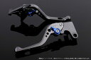 バイク用品 ハンドルエスエスケイ スピードラ アジャストレバー 3Dショート チタン/ブルー Scrambler Sixty2 Monster821HYPERM...