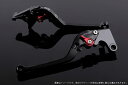 【5日前後で発送】 バイク用品 ハンドルエスエスケイ スピードラ アジャストレバー スタンダード可倒式 ブラック/レッド VFR750R RC30 RVF750...