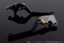バイク用品 ハンドルエスエスケイ スピードラ アジャストレバー スタンダード ロング ブラック/ゴールド MT-07 14-18 MT-09 14-18 XSR900 16-18YA0403563-GD 4589995486182取寄品