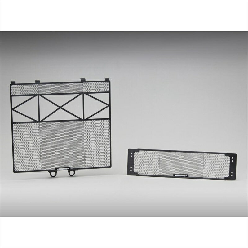 バイクパーツ 冷却系エッチングファクトリー ラジエター＆オイルクーラーガードセットSBRON-DAEG-00-SB 4550255715083エンブレム黒 ナイトロレーシングDAEG用