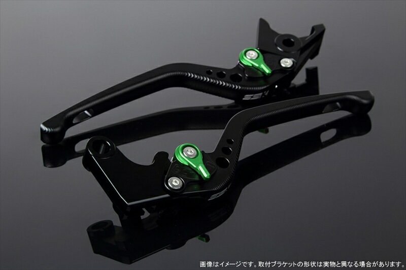 ハンドルエスエスケイ スピードラ アジャストレバー 3D ロング Mブラック/Mグリーン NS-1 Monkey125 GROM 13-16 CBR250R MC41LVEM003BK-GN 4589995230822取寄品