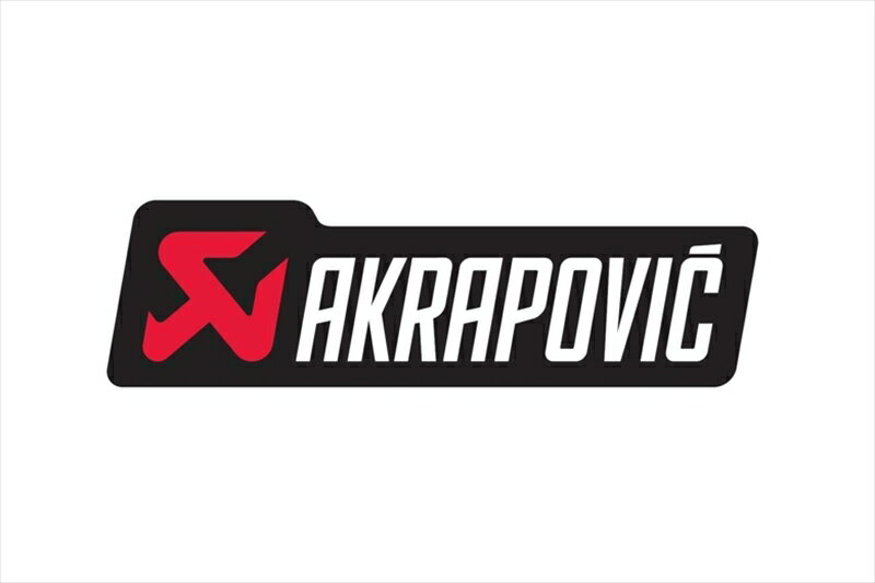 アクセサリー AKRAPOVIC LOGO ステッカー ガラス内張タイプ 40x11.5cm801604 4550255539061取寄品