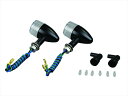 電装系ポッシュフェイス 削り砲弾ウインカー 2個入 ショートステー BLK/クリア バルブ無W球091499-S6 4945716915032取寄品