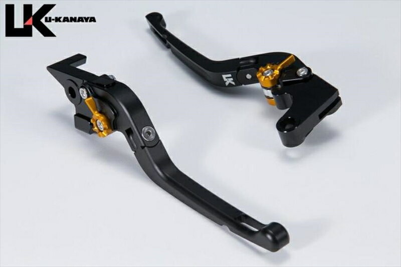バイクパーツ ハンドルユーカナヤ レバーセット Rタイプ BK/BK SU020-035-0711 4550255759599(ツヤケシ)GSX-R750 96-03/600 97-03