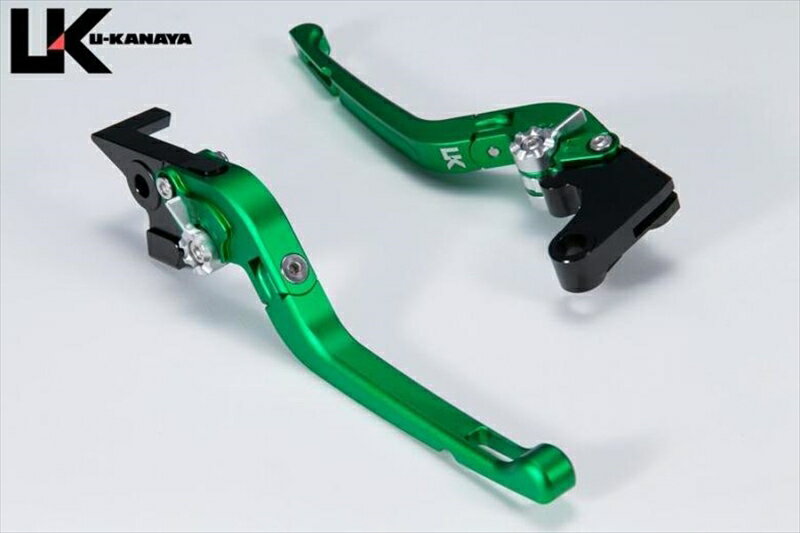 バイクパーツ ハンドルユーカナヤ レバーセット Rタイプ GN/OR SU020-035-0717 4550255759988(ツヤケシ)GSX-R750 96-03/600 97-03