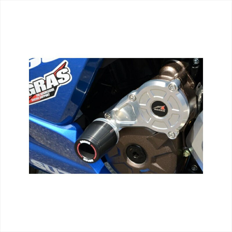 バイクパーツ 外装アグラス レーシングスライダー フレーム/BLKロゴ 342-310-000BX 4550255546649ジク..