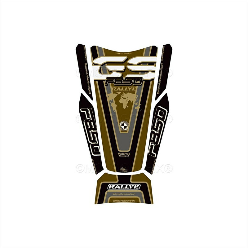 バイクパーツ 外装モトグラフィックス タンクパッド BRO/GRY/BLKMT-TB047KLM 4580041248181BMW F850GS Adventure Rallye Edition 22-