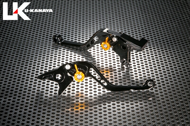 バイクパーツ ハンドルユーカナヤ レバーセット STD/ショート BK/BLYA019-117-0201 4550255809928DS250/ビラーゴ250アップハンドル