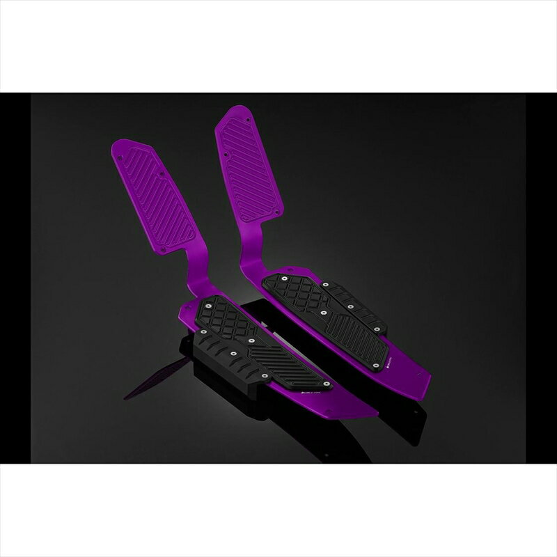 バイクパーツBIKERS(バイカーズ) フットプレート パープル/ブラック H0546-PUR-BLK4550255820961FORZA 18-24