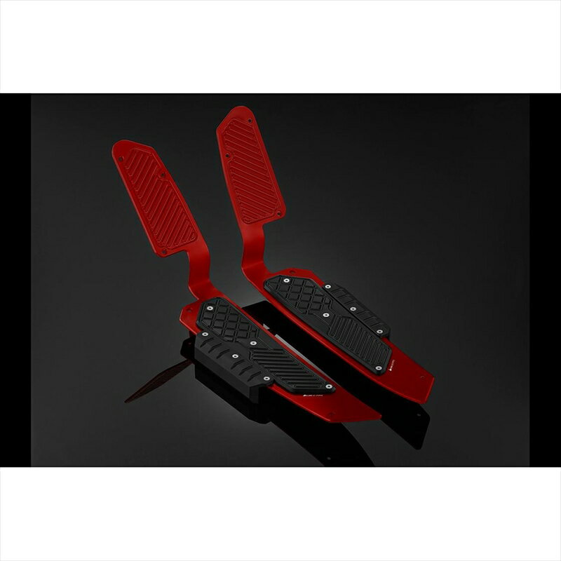 バイクパーツBIKERS(バイカーズ) フットプレート レッド/ブラック H0546-RED-BLK4550255820985FORZA 18-24