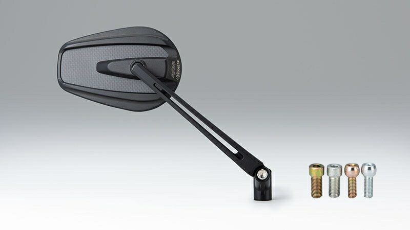 【5日前後で発送】バイクパーツ ハンドルKIJIMA(キジマ) ミラー TECH11 オーバルエッジ ミラーマウント203-80914934154158934