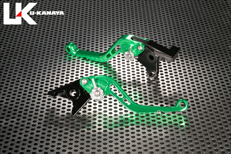バイクパーツ ハンドルユーカナヤ レバーセット STD/ショート GN/RDHO027-010-0207 4550255855710CBR600F4i/CBR600F(PC25/35)