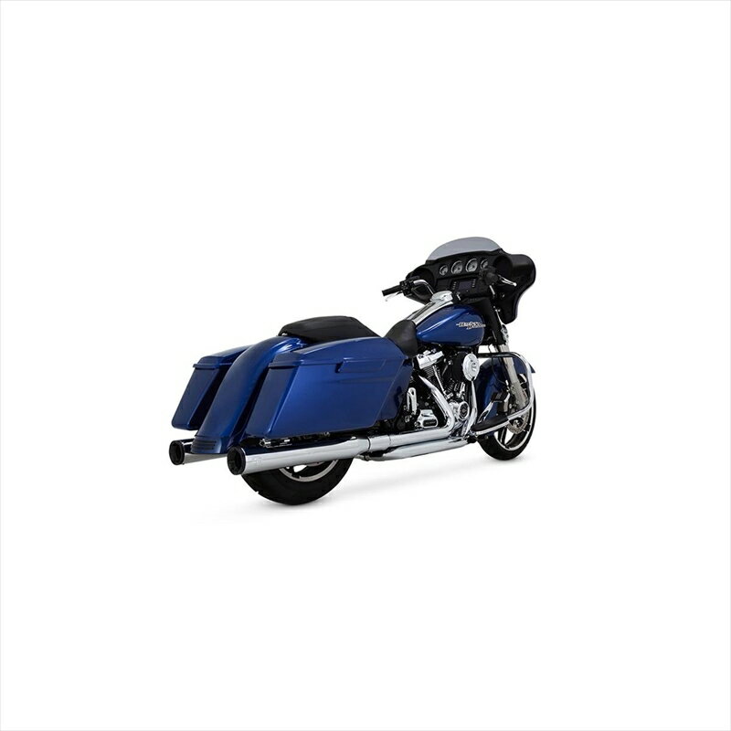 バイクパーツ マフラーバンスアンドハインズ Eliminator400 エリミネーター スリップオン クローム/ブラック マフラー1801-1065 4548916931811TOURING(M8) 17-24