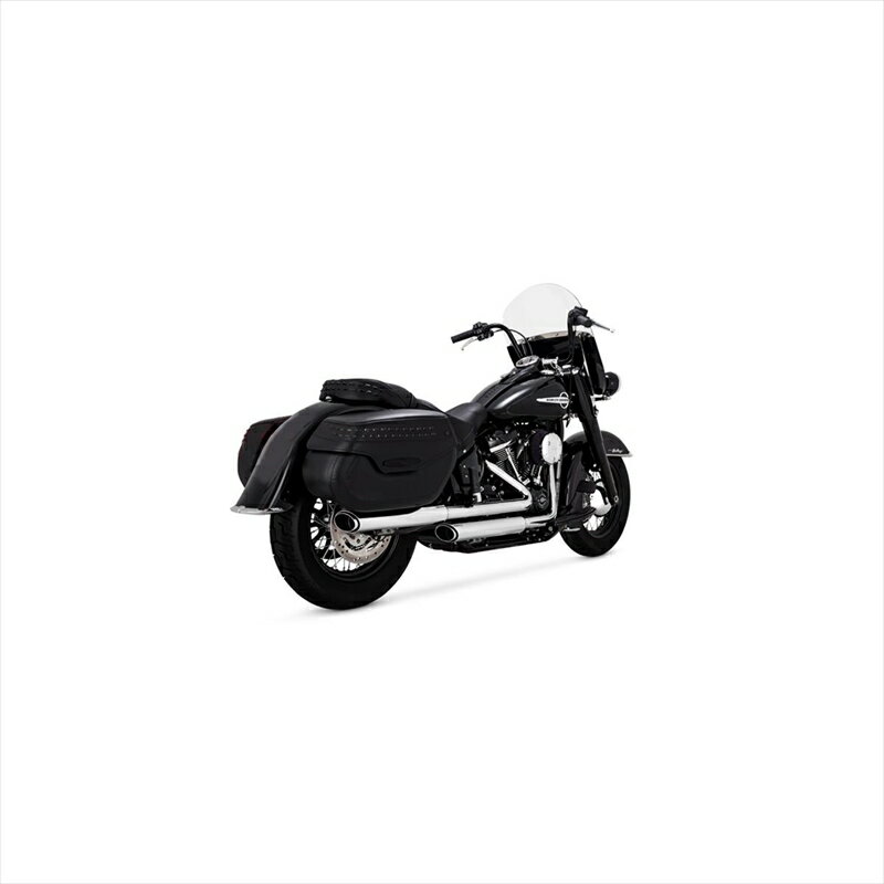 バイクパーツ マフラーバンスアンドハインズ TwinSlash PCX 3in S/O ツインスラッシュ 3インチ スリップオン クローム マフラー16379 4550255802752SOFTAIL FLHC（S)/FLDE 18-22