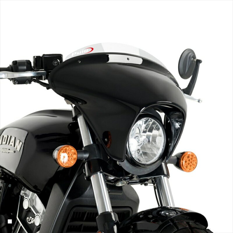 バイクパーツ 外装プーチ ウインドシールド バットウイング SML 21073W 4571415025361(SPORT) クリアINDIAN SCOUT BOBBER 18-22