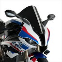 バイクパーツ 外装プーチ レーシングスクリーン R-RACER ブラック3641N 4550255330163S1000RR 19-