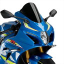 バイクパーツ 外装プーチ レーシングスクリーン R-RACER ブラック3631N 4550255337247GSX-R1000/R 17-22