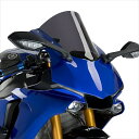バイクパーツ 外装プーチ レーシングスクリーン R-Racer Dスモーク3632F 4550255350871YZF-R1/M 15-19