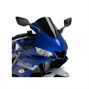 バイクパーツ 外装プーチ レーシングスクリーン R-Racer ブラック3737N 4550255360740YZF-R3/R25 19-