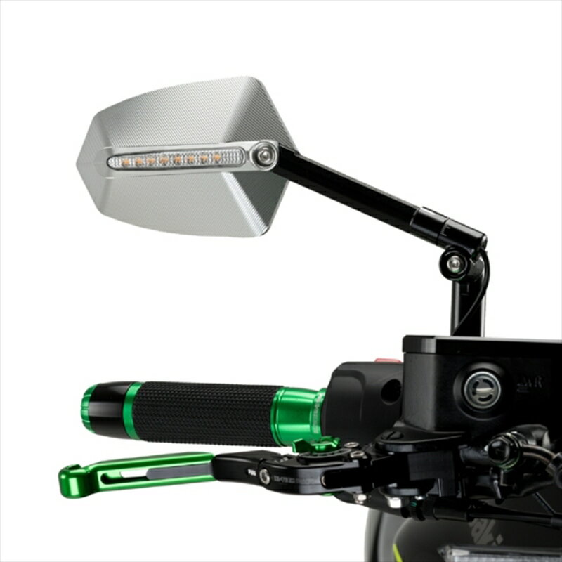 ハンドル プーチ プーチ GTIミラー RIGHT ブラック シルバー 汎用 015ND 取寄品